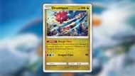 Druddigon from the Mythical Island set as seen in the game (Image via The Pokemon Company)